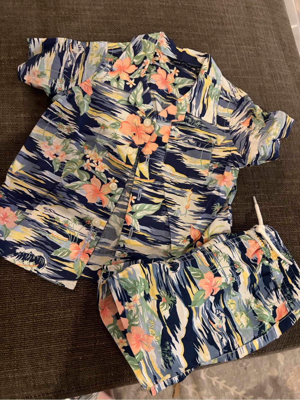 Janie & Jack Hawaiian Set 12-18mo